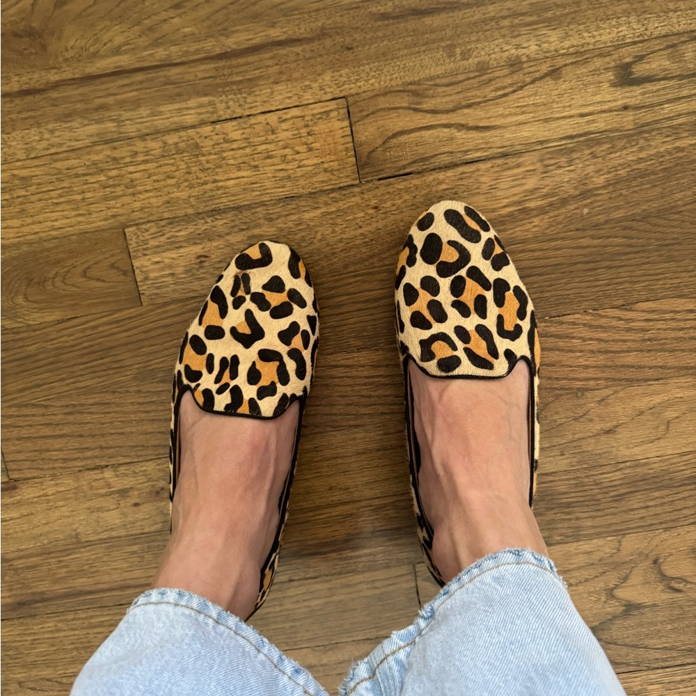 Me Too Leopard Print Women's Loafers size 10